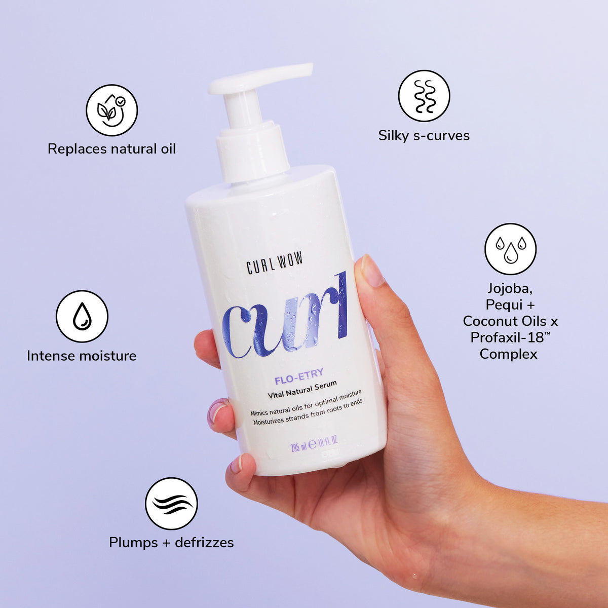 Curl Wow FLO-ETRY Vital Natural Serum – 200 ml